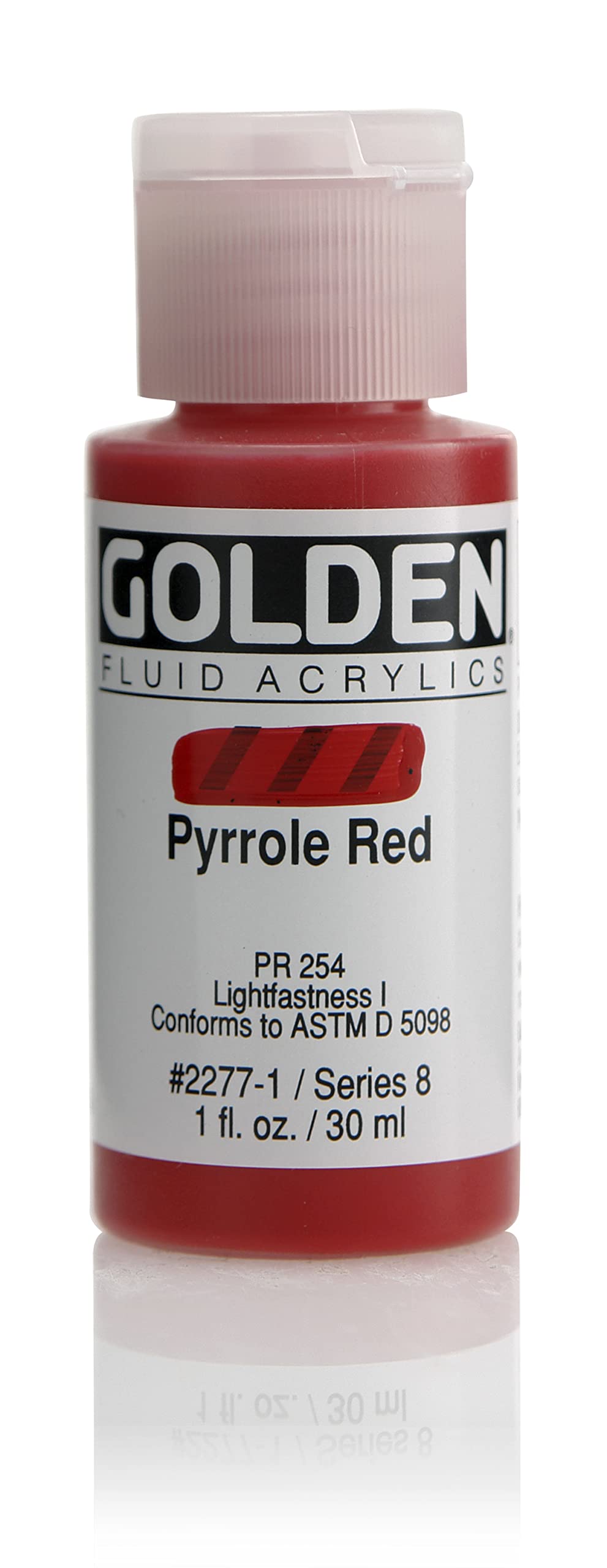 GOLDEN Buy GOLDEN Fluid Acrylics Quinacridone Magenta 8 fl. oz - Professional Transparent Paint for Artists