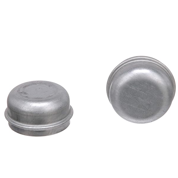 Seachoice Steel Grease Cap for 4 & 5 Lug Trailer Hubs - Durable Axle Bearing Cover, 1.98 in.