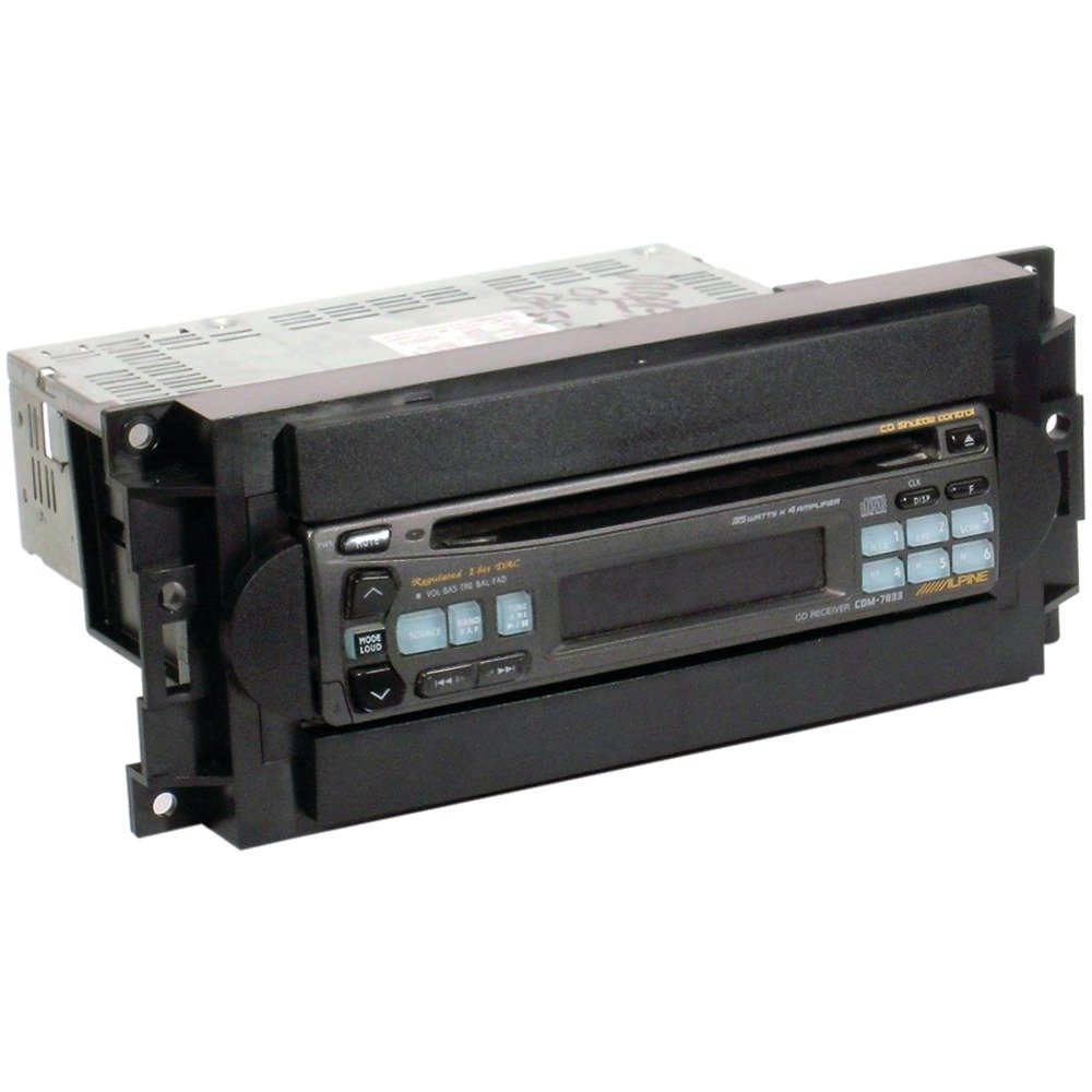 Scosche CR1286B ISO DIN Dash Kit for 2004-11 Chrysler, Dodge, Jeep, Plymouth - Black Compatibility