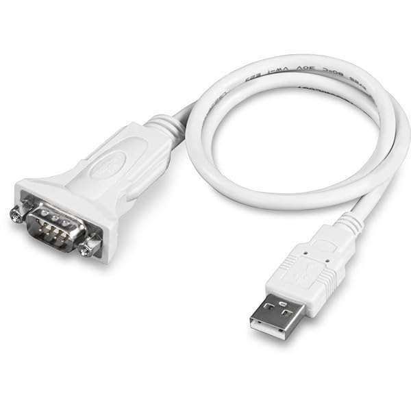 TRENDnet TRENDnet USB to Serial 9-Pin Converter Cable - Connect RS-232 Devices to USB 2.0, Compatible with Windows & Mac, 21-Inch Plug & Play