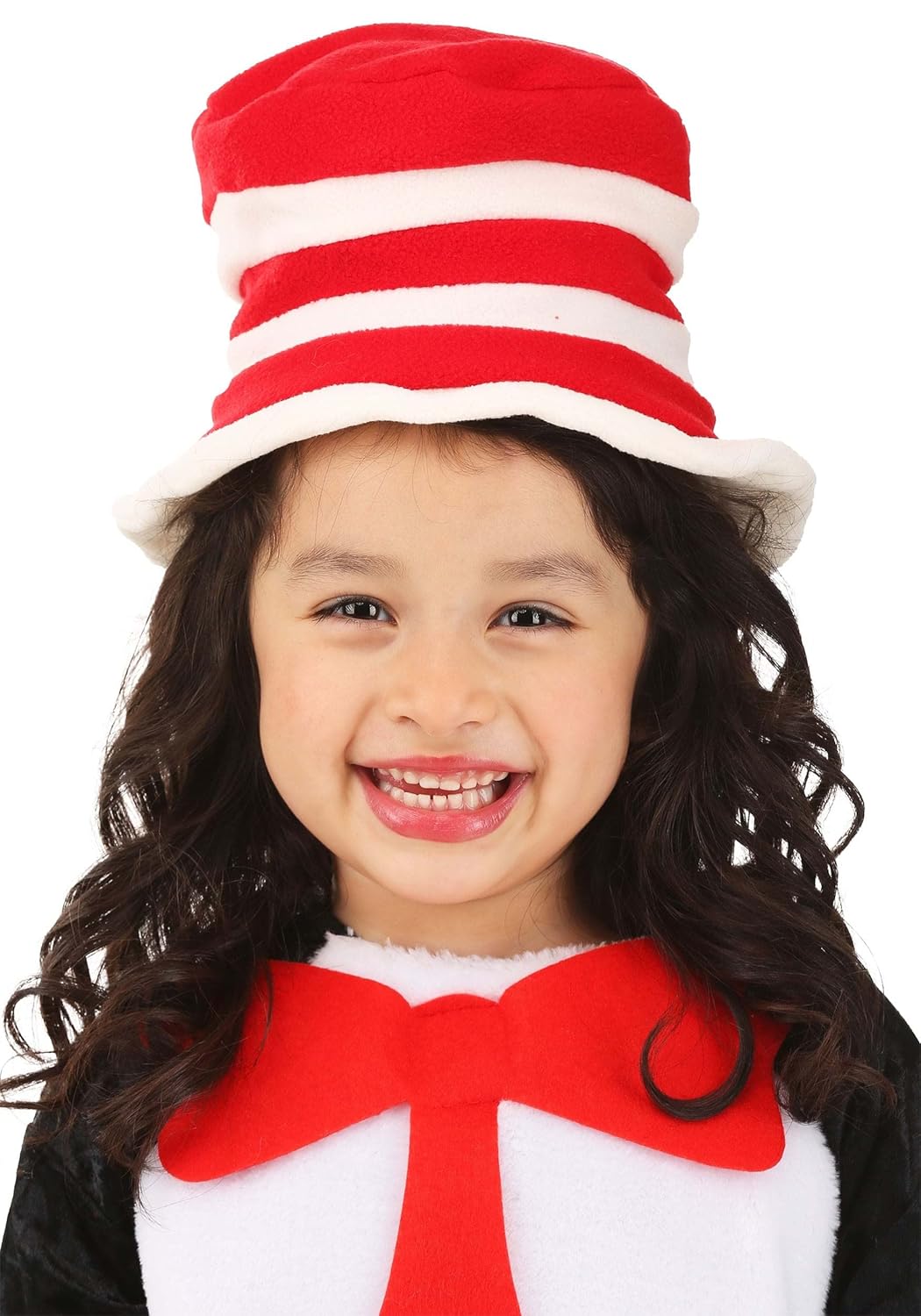 elope Elope Dr Seuss Cat in The Hat Costume Hat for Toddlers Standard Red White