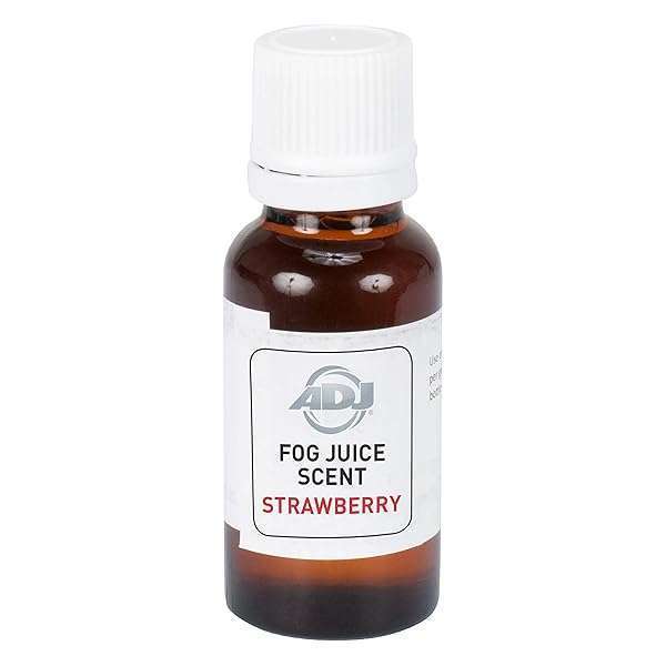adj American DJ Strawberry Fog Scent: 1 oz for 1 Gallon of Water-Based Fog Juice