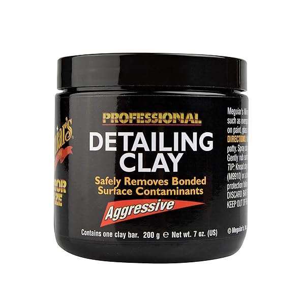 Meguiar's Meguiar's Professional Detailing Clay C2100 - Aggressive Contaminant Remover for Smooth, Glossy Paint Finish (200g)