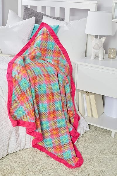 Red Heart Buy RED HEART Dark Orchid Super Saver Yarn - Premium Quality for Knitting & Crochet Projects - View 8 of 9