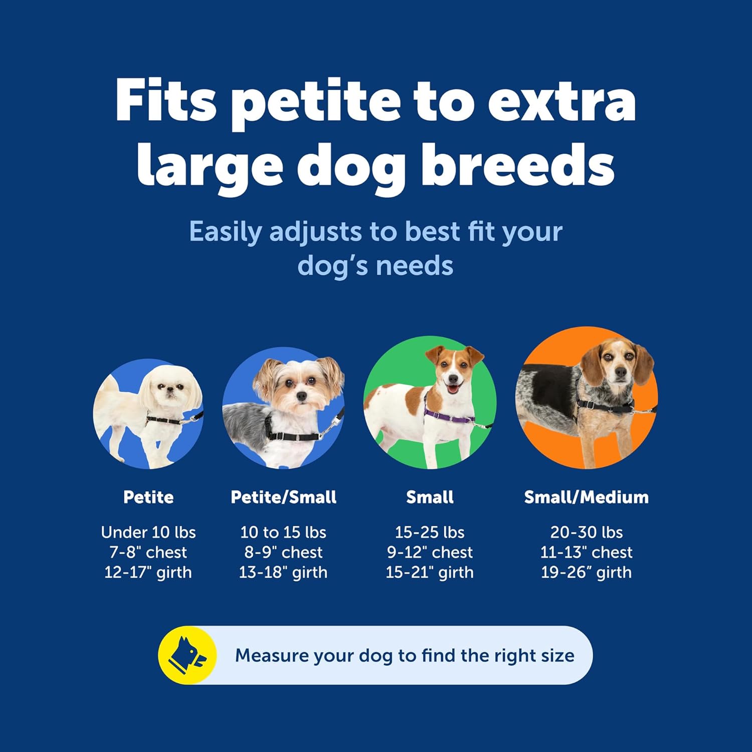 PetSafe PetSafe Easy Walk No Pull Dog Harness for Large Dogs Black Silver Control Leash Manners Prevent Pulling on Walks - View 6 of 9