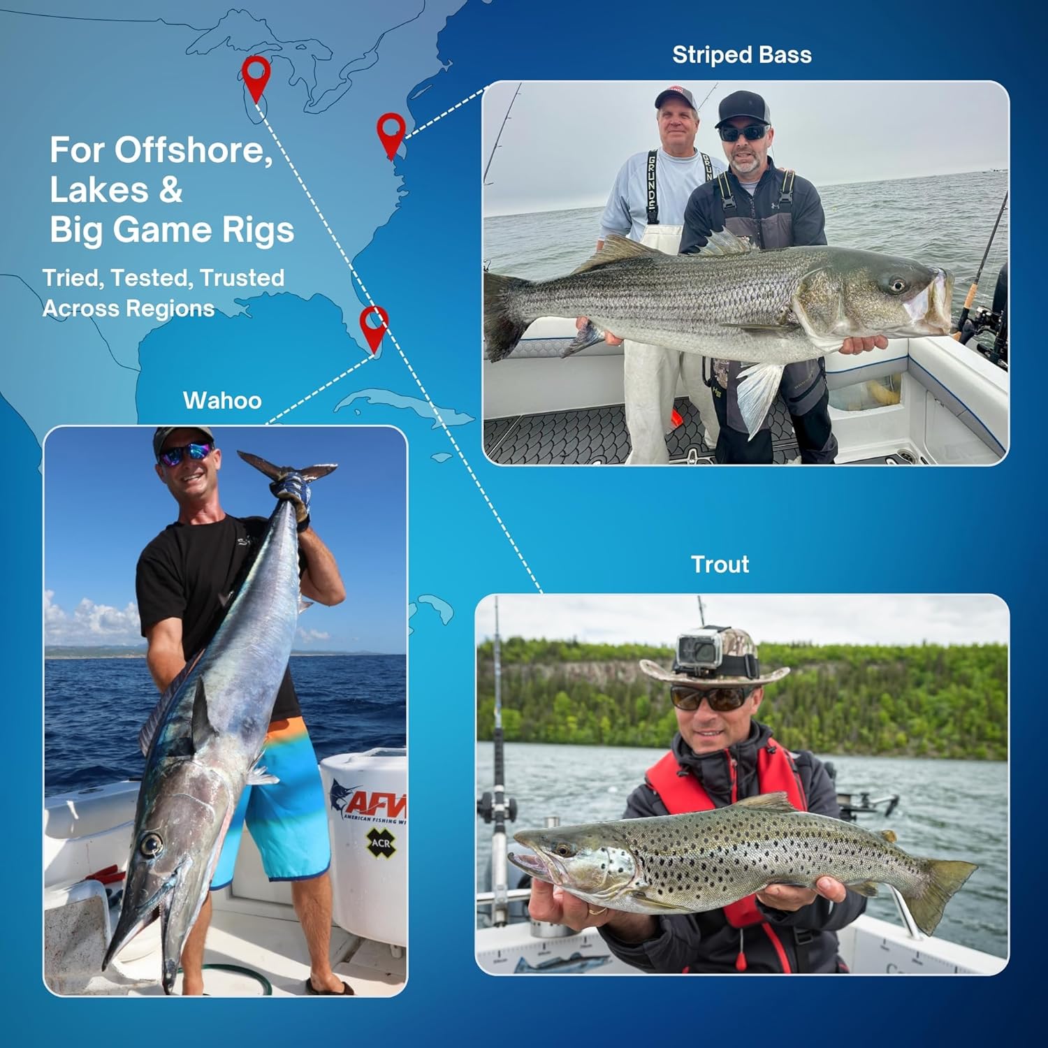 AFW American Fishing Wire Monel Trolling Wire 60 Pound Test 300 Feet Bright Color Single Strand Fishing Line - View 4 of 9