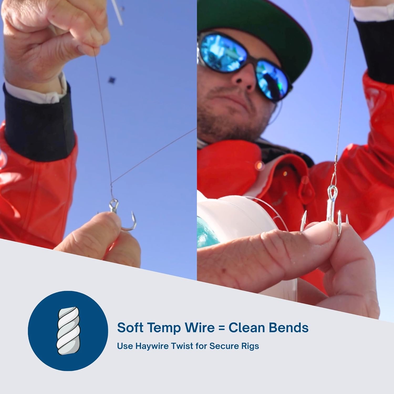 AFW American Fishing Wire Monel Trolling Wire 60 Pound Test 300 Feet Bright Color Single Strand Fishing Line - View 7 of 9