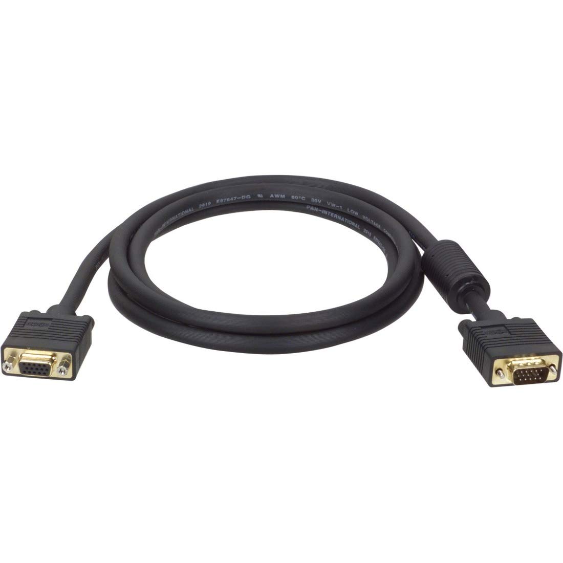 Tripp Lite 50ft VGA Monitor Extension Cable M/F - High Res 2048x1536 (1080p) HD15 RGB Coax for Clear Video Quality