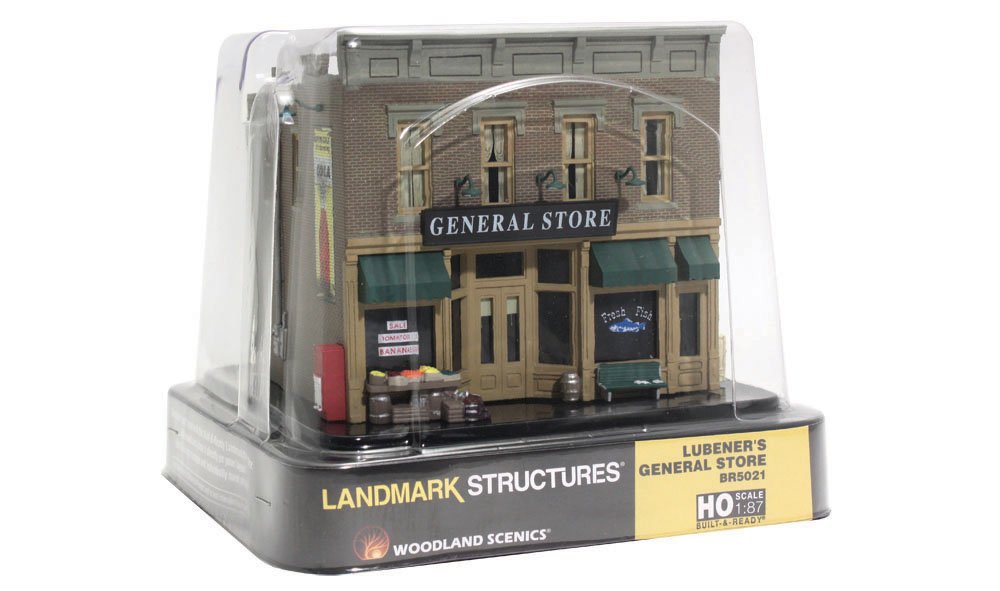 Woodland Scenics Woodland Scenics HO Scale Lubener's General Store Model for Realistic Train Layouts - View 2 of 4