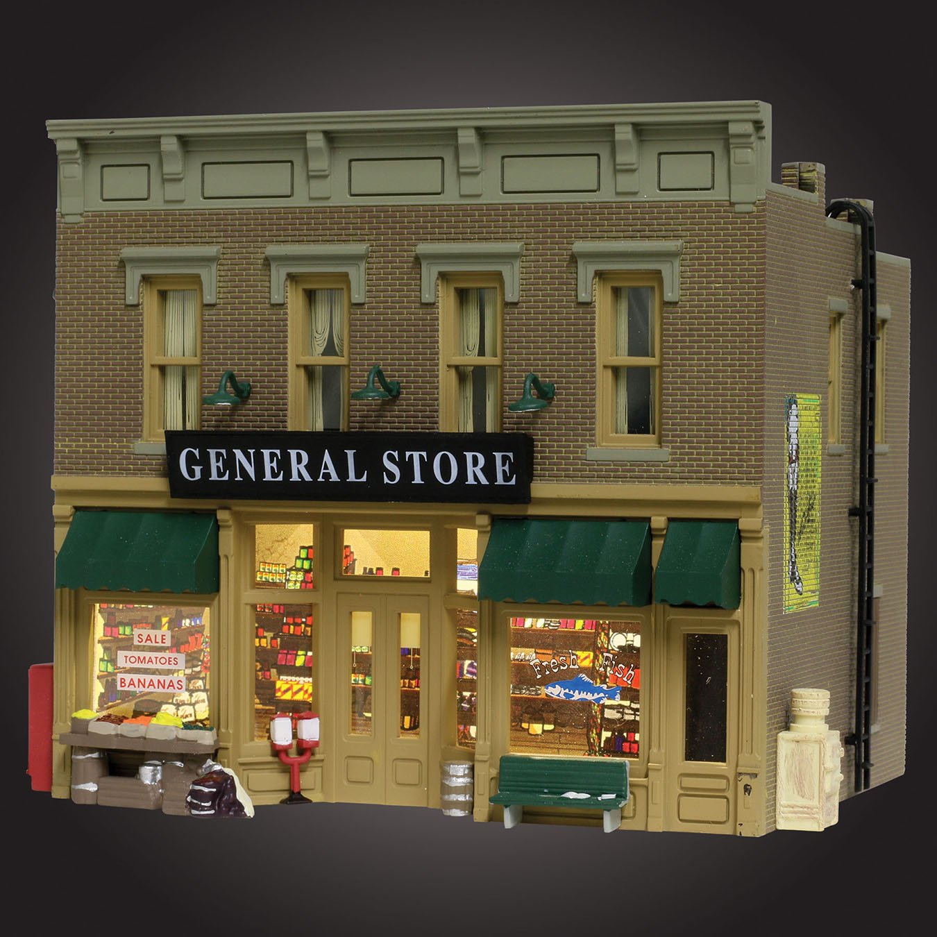 Woodland Scenics Woodland Scenics HO Scale Lubener's General Store Model for Realistic Train Layouts - View 3 of 4