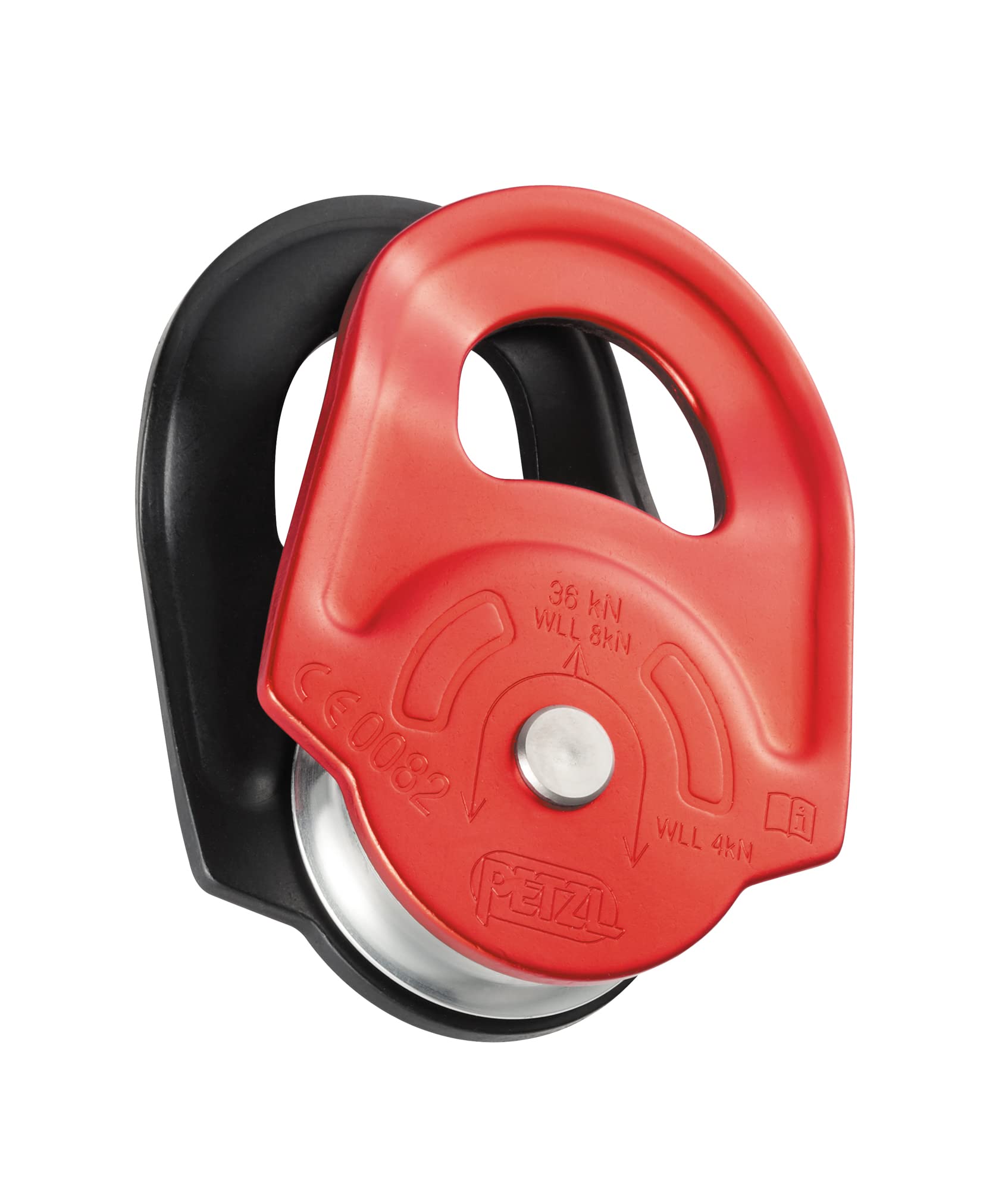 PETZL High-Strength Petzl Rescue Pulley with Swinging Side Plates for Efficient Rigging