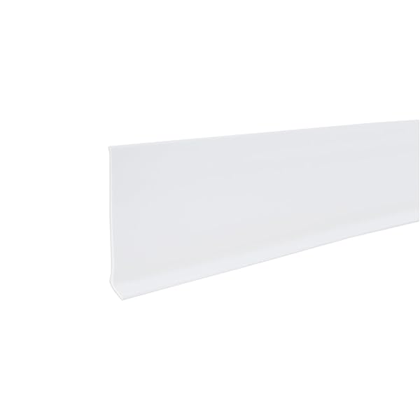 M-D Building Products Buy M-D Building Products 4-Inch x 4-Feet Dry Back Vinyl Wall Base - Easy Install Flexible Trim for Floors & Baseboards, White