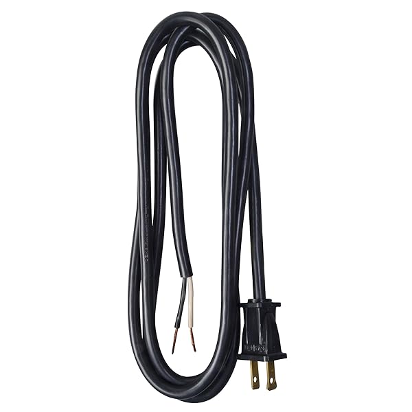 Southwire Southwire 9702SW8808 16/2 SJTW 6-Foot Black Power Cord Replacement - Durable & Reliable
