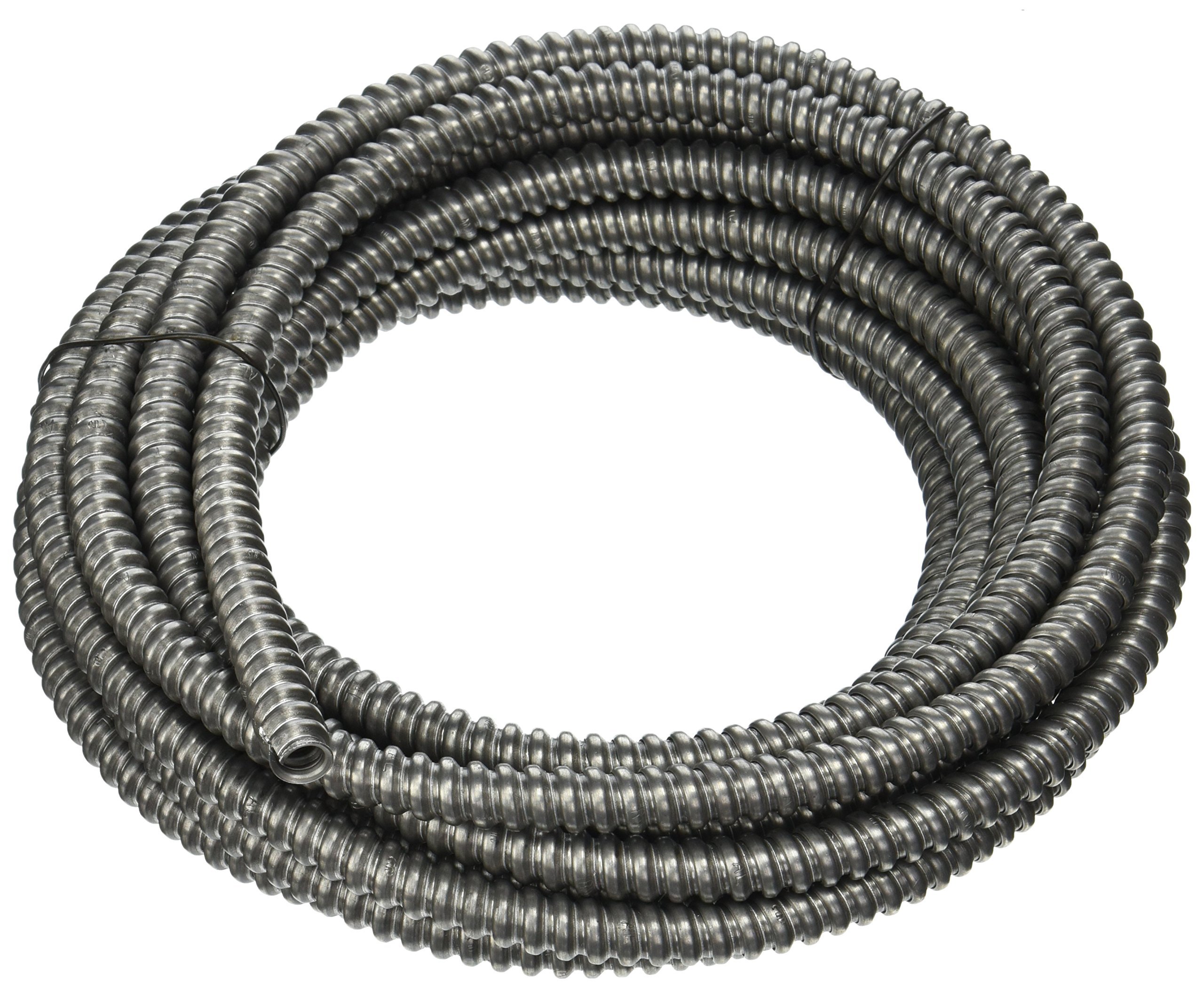 Woods "Buy Woods 55082021 3/8" x 25 ft Flex Aluminum Conduit - Durable Silver Electrical Conduit for Easy Installation"