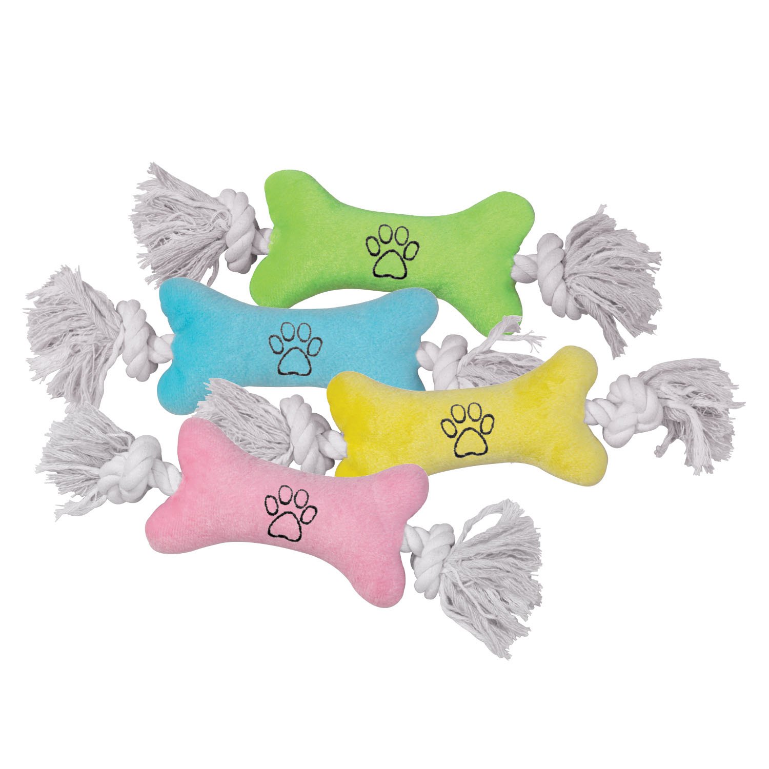 Zanies Zanies Tiny Tugger Dog Toy Green 7 Inch Durable Fun for Small Dogs - View 3 of 3