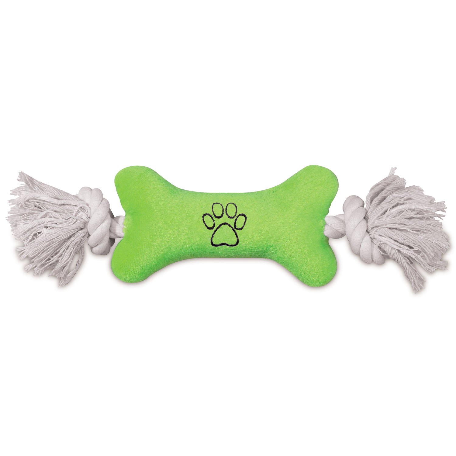 Zanies Tiny Tugger Dog Toy Green 7 Inch Durable Fun for Small Dogs