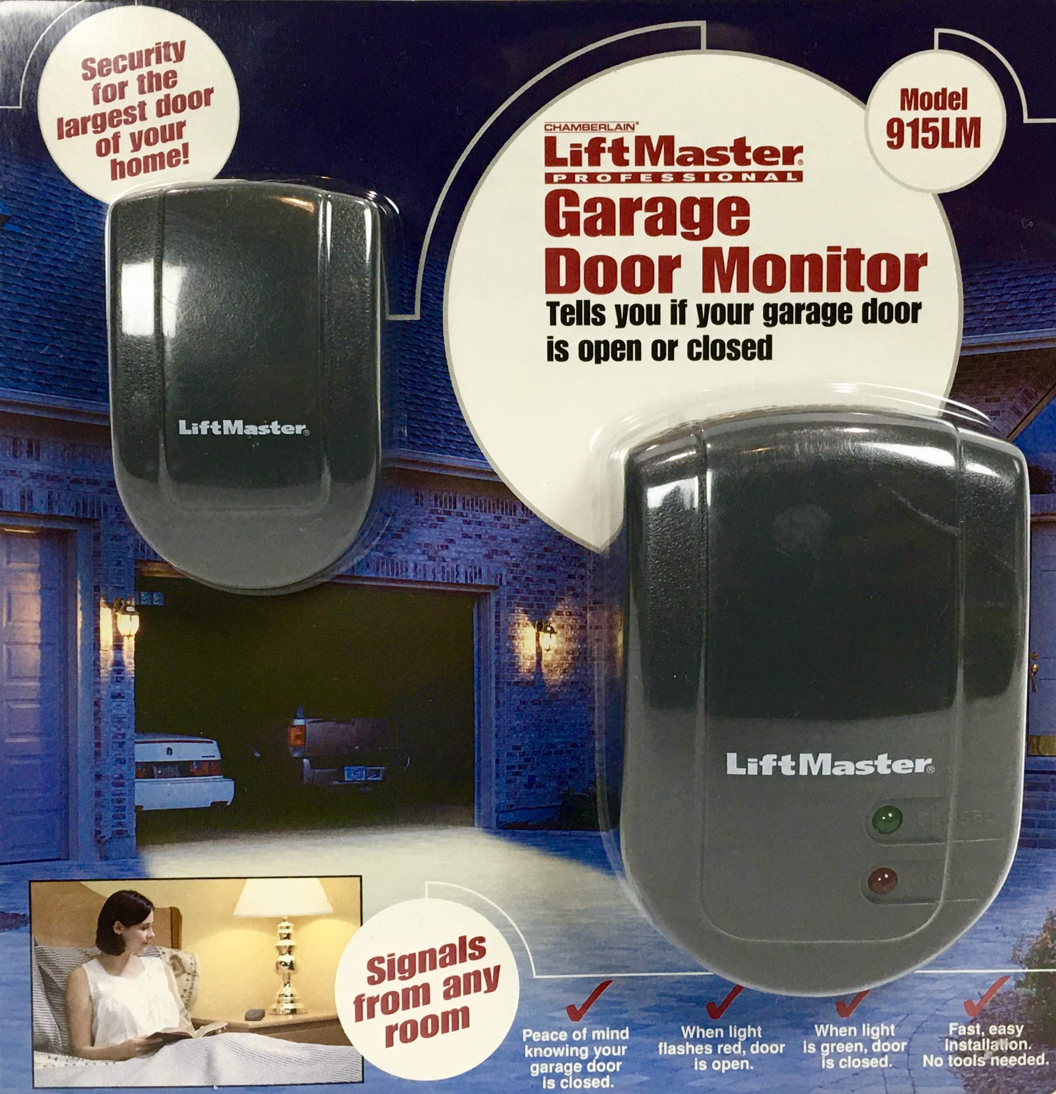 LiftMaster Liftmaster 915LM Wireless Garage Door Monitor: Enhance Security & Convenience