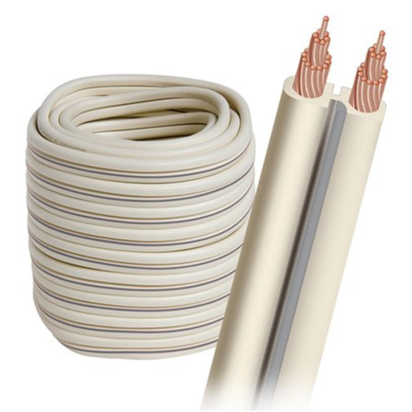 AudioQuest G-2 bulk speaker cable - 16 AWG 50' (15.24m) spool - white jacket