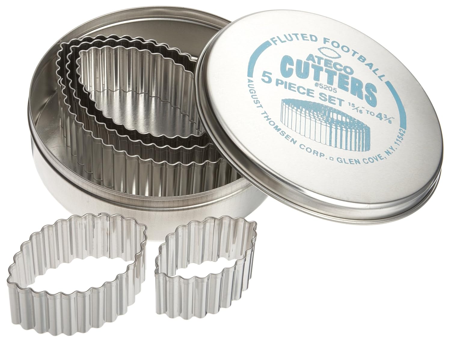 Ateco Ateco 6 Piece Stainless Steel Triangle Cutter Set for Baking and Pastry Decorating - View 6 of 9