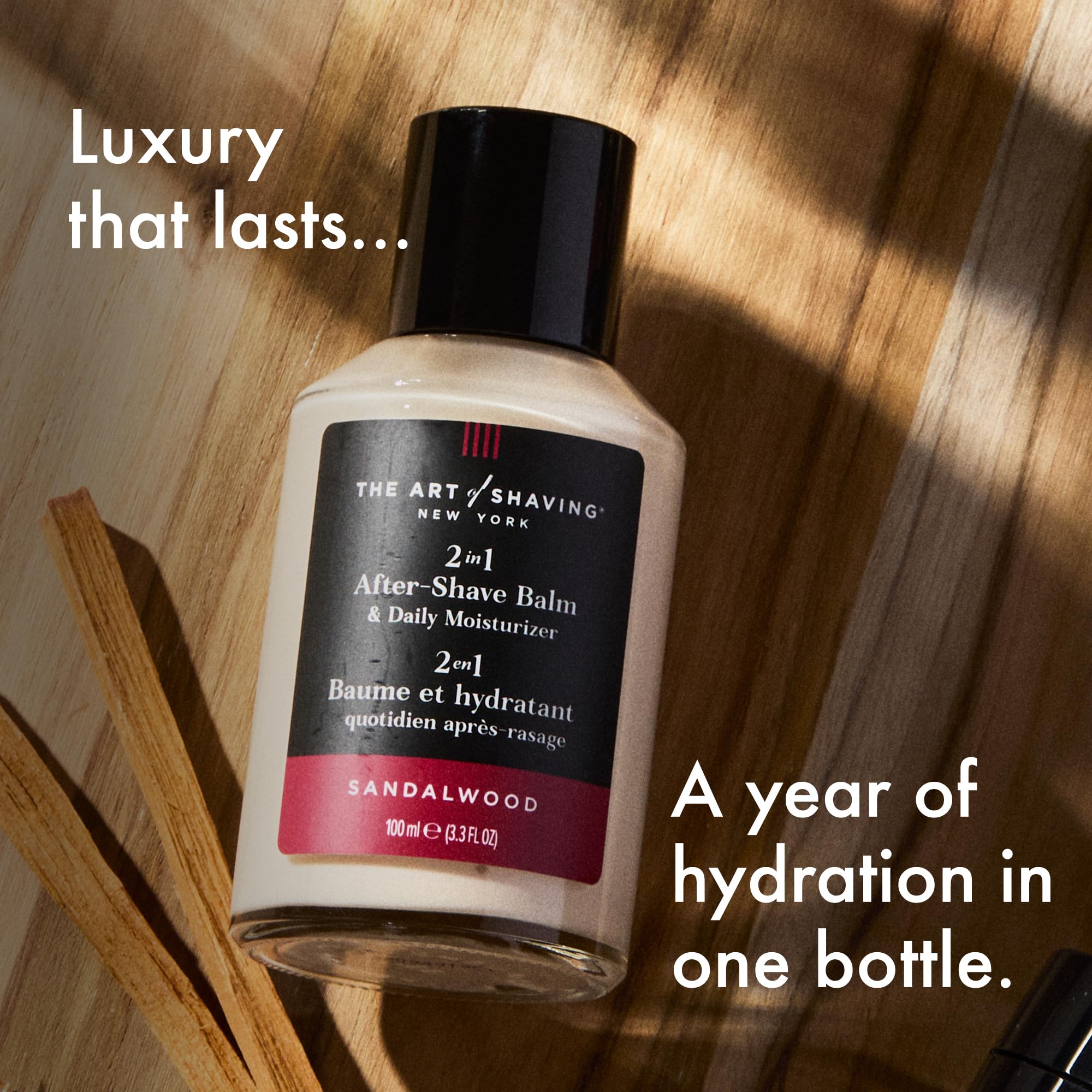 The Art of Shaving Sandalwood After Shave Balm 3.3 Ounce for Soothing Skin and Lasting Fragrance - View 4 of 8