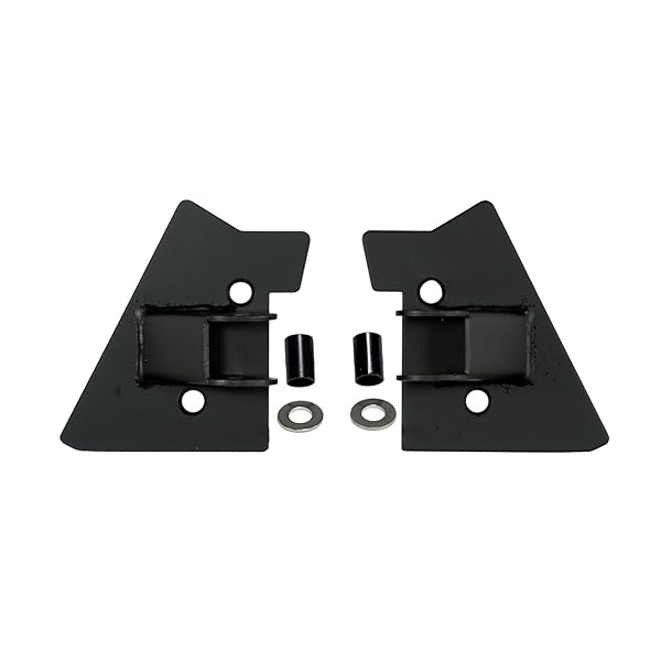 Rugged Ridge Rugged Ridge Mirror Relocation Bracket Kit for 1997-2002 Jeep Wrangler TJ - Black 11025.02