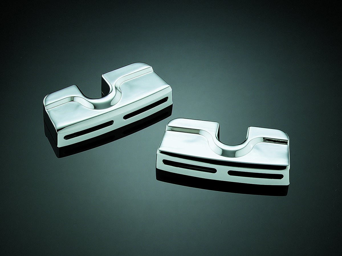 Kuryakyn Upgrade Your Harley: Kuryakyn 8323 Scorpion Spark Plug Covers for 1999-2017 Twin Cam - Chrome & Black