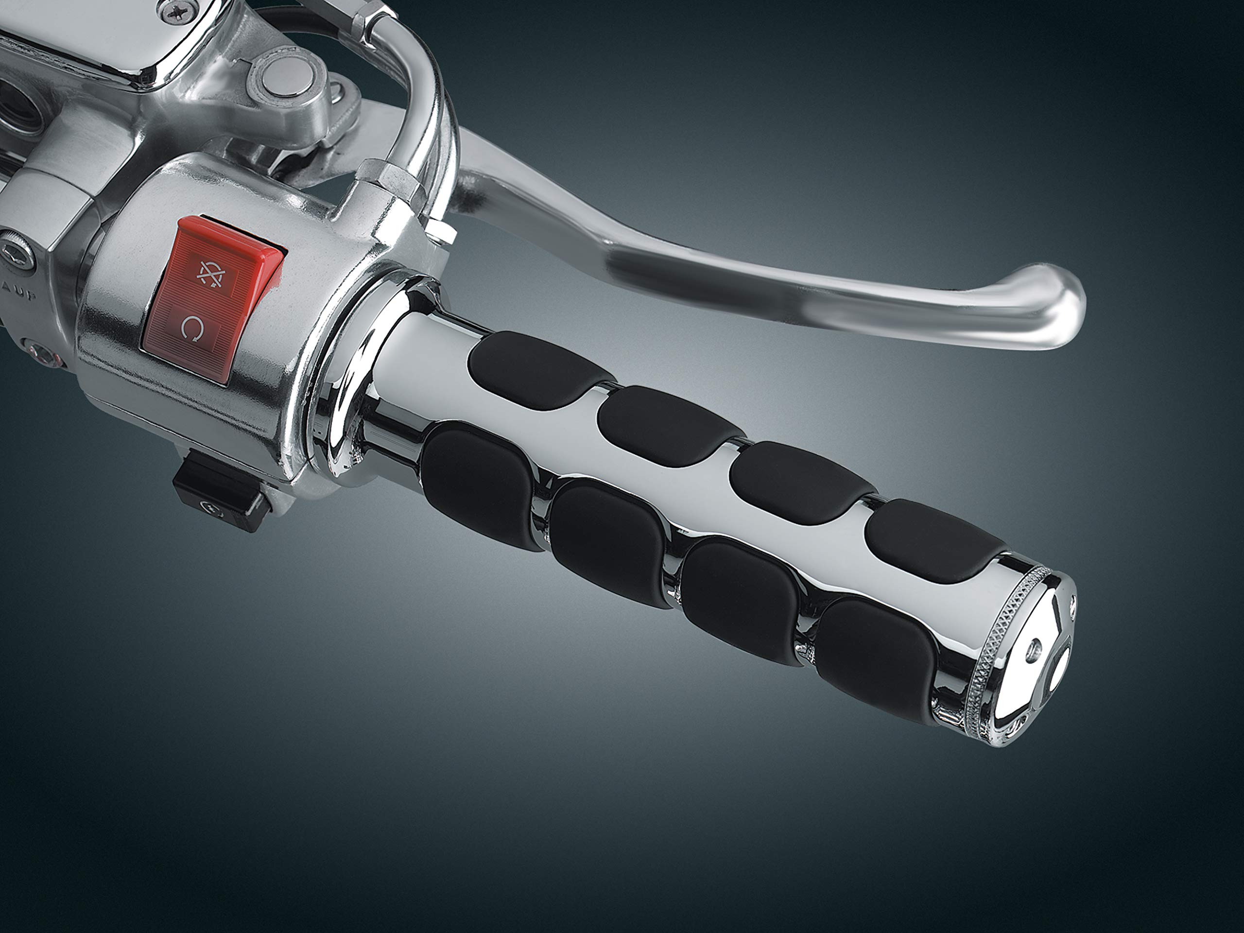 Buy Kuryakyn 6190 ISO Handlebar Grips for 1997-2005 Honda Valkyrie - Chrome, Premium Quality, Perfect Fit