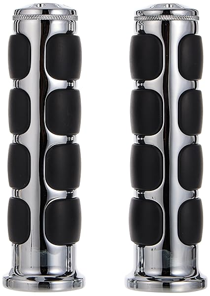 Kuryakyn Upgrade Your Honda Gold Wing: Kuryakyn 6180 ISO Handlebar Grips (1975-2017) - Chrome, Premium Comfort - View 4 of 7