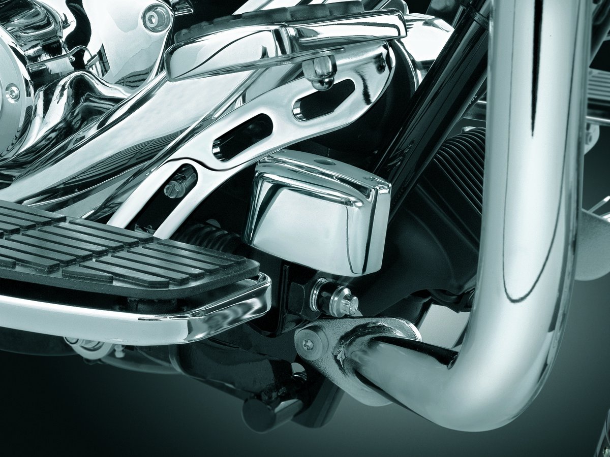Upgrade Your Harley: Kuryakyn 9128 Chrome Rear Master Cylinder Cover (1999-2017)