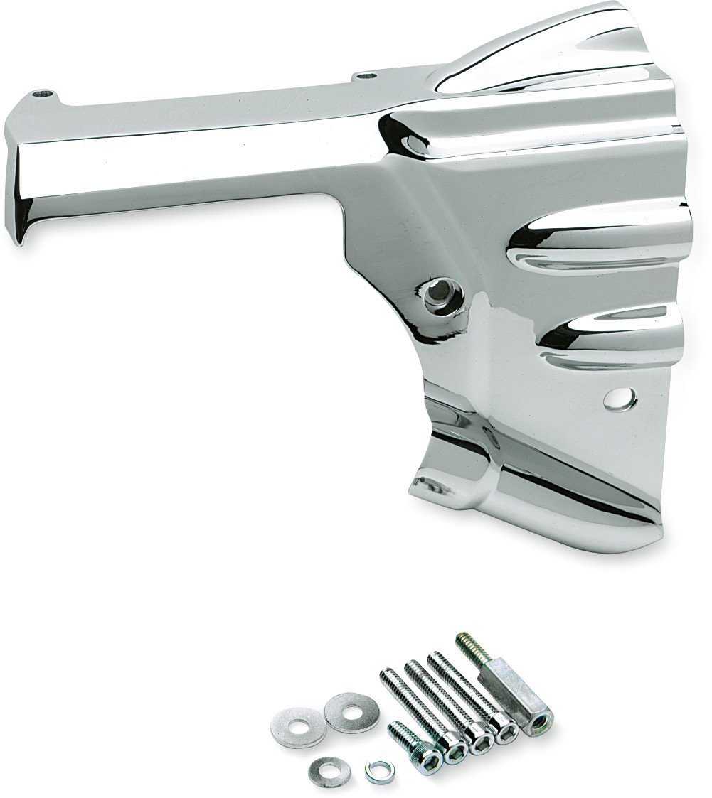 Upgrade Your 2002-06 Harley Touring: Kuryakyn 8201 Chrome Oil Line Cover & Transmission Shroud