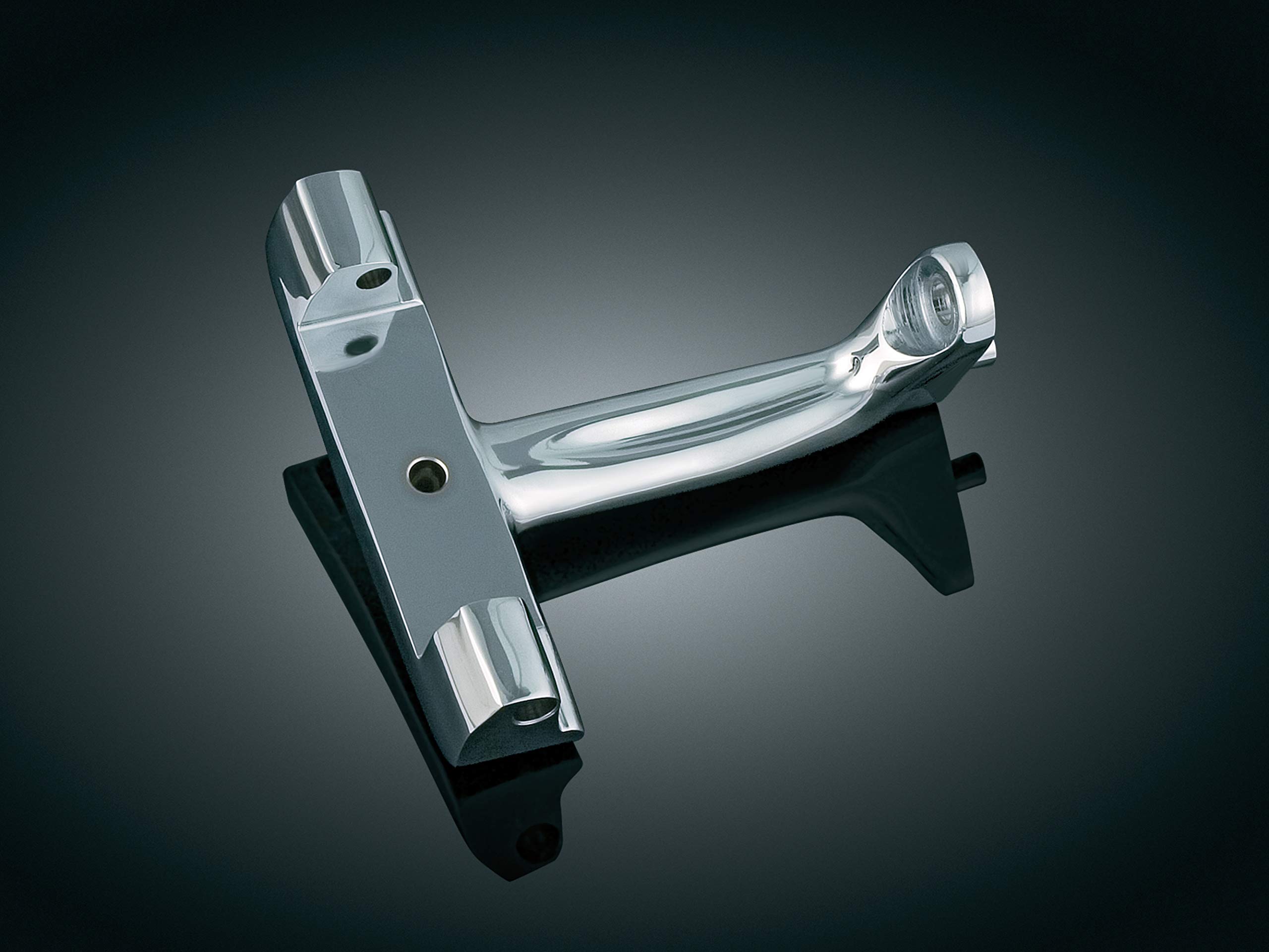 Kuryakyn Adjustable Kuryakyn 7926 Motorcycle Footpegs for 1993-2006 Harley-Davidson - Chrome Passenger Pegs