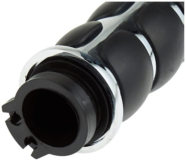 Kuryakyn Buy Kuryakyn 6236 ISO Handlebar Grips for Honda & Triumph Motorcycles - Chrome, Premium Quality - View 5 of 5