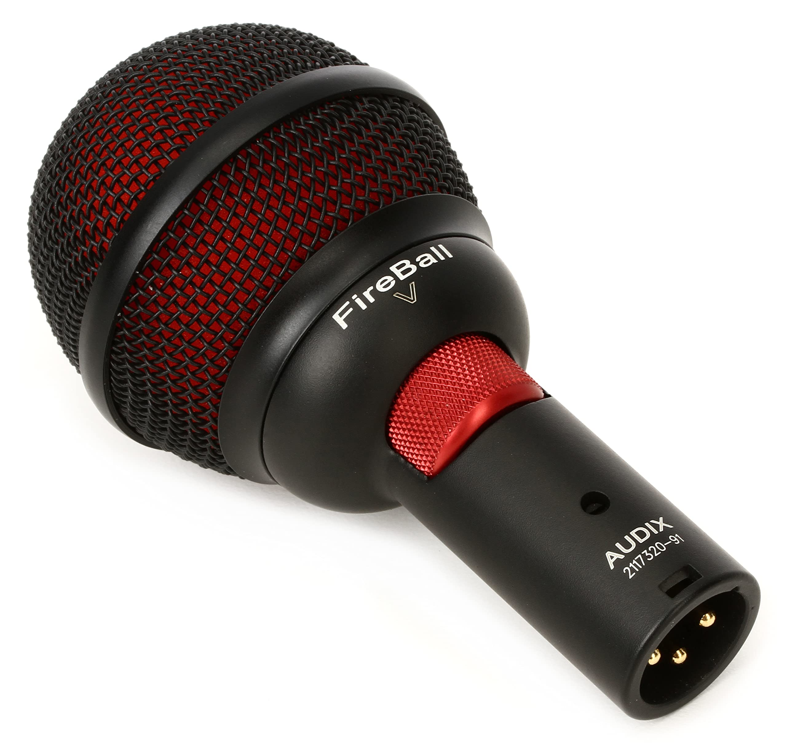 AUDIX Audix FireBall V Beatbox & Harmonica Microphone with Volume Control - Black/Red | Best Sound Quality - View 5 of 8