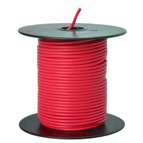 Southwire Southwire 55667423 18-Gauge Red Primary Wire Bulk Spool - 100 Feet for DIY Projects
