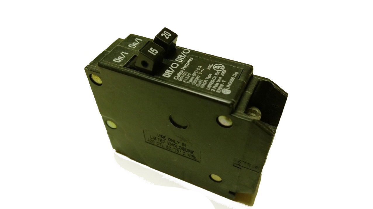 Eaton Eaton Corporation BD1520 Duplex 15 20A Circuit Breaker High Performance Electrical Safety Solution