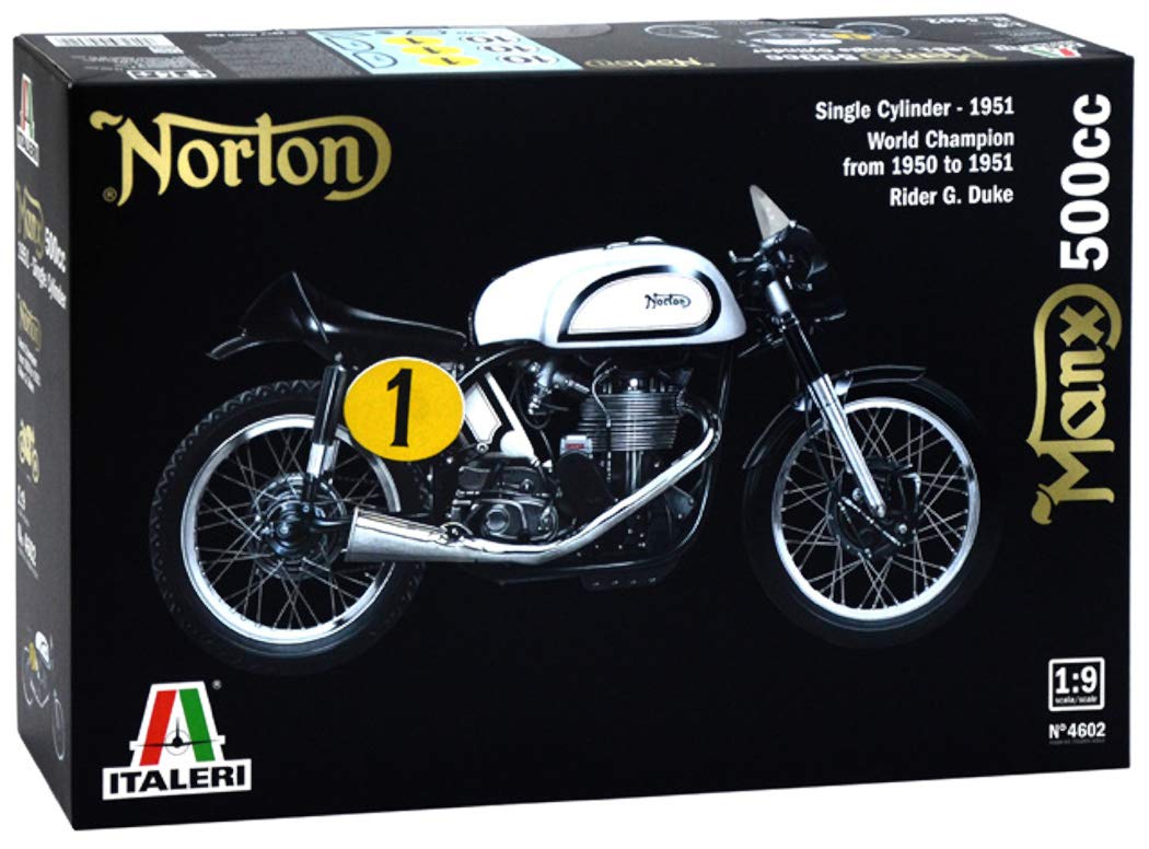 Italeri Norton Manx Model Kit for Enthusiasts and Collectors High Detail Scale Replica