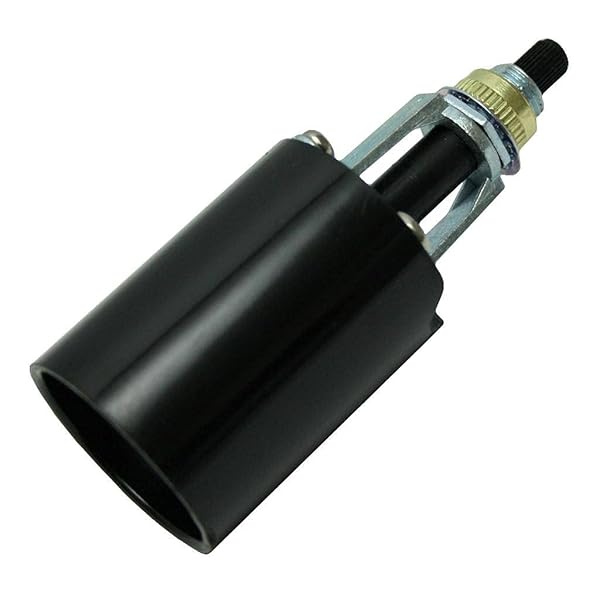 Leviton Leviton 4155-51 Incandescent Lampholder with Bottom Turn Knob Switch - 660W, Medium Base, Black Steel Bracket