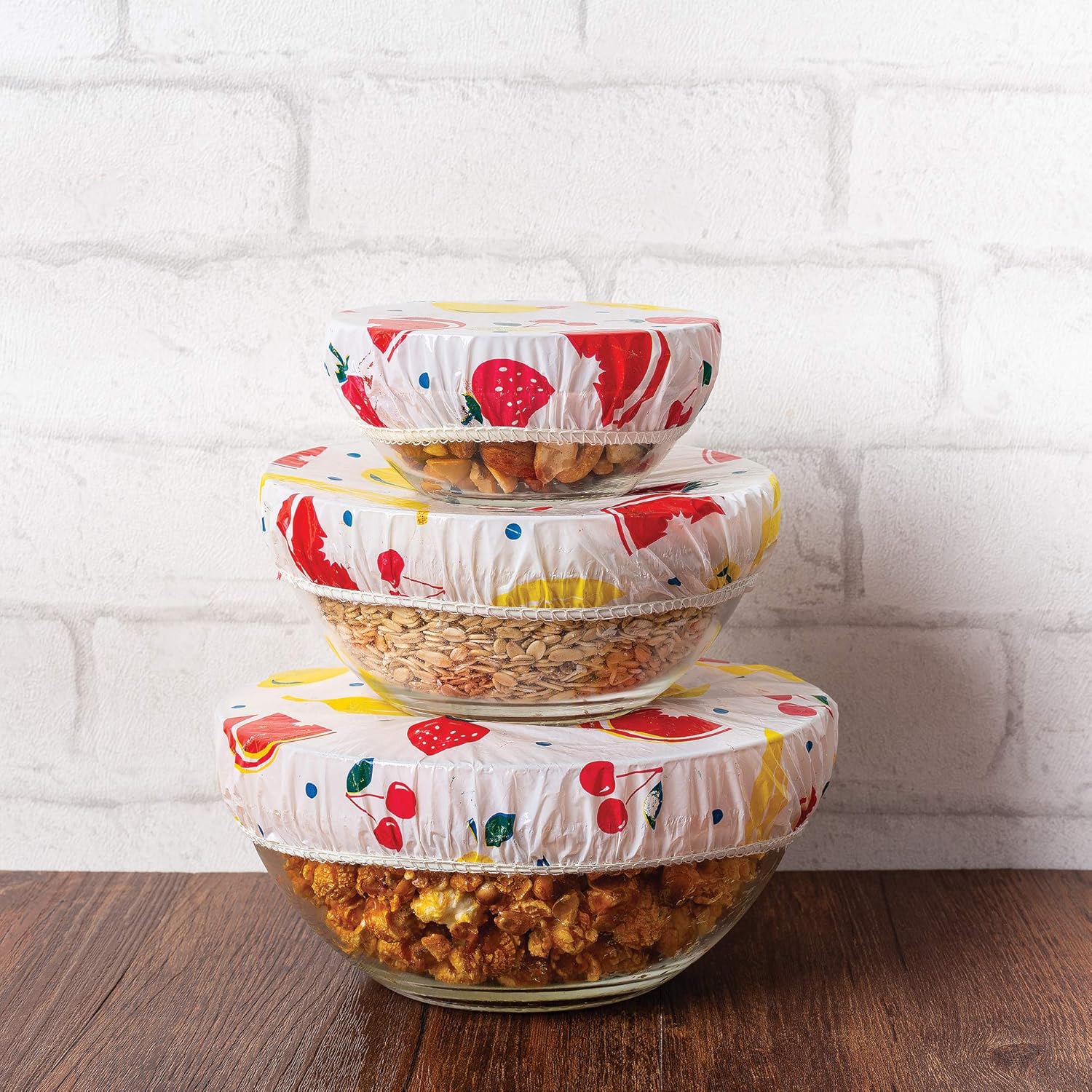 Fox Run Fox Run Set of 6 Reusable Fruit Bowl Covers for Freshness and Convenience - View 4 of 7