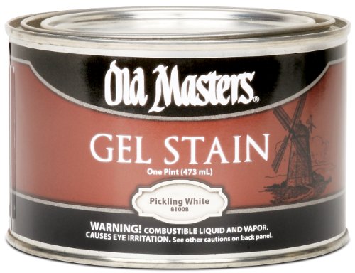 Old Masters Old Masters 81008 Gel Stain Pint in Pickling White - Perfect for DIY Projects & Home Decor