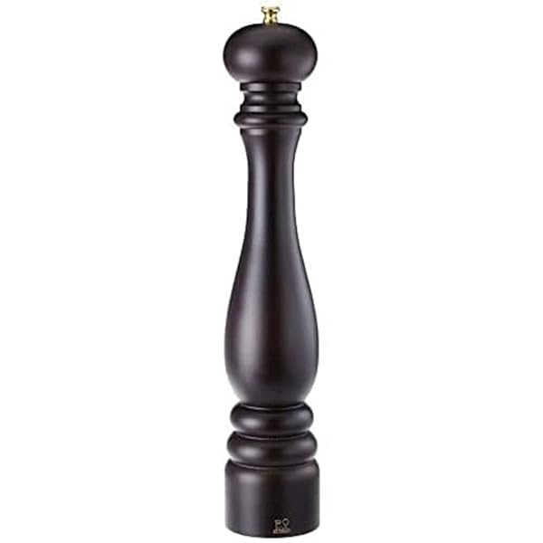 Peugeot Peugeot Paris Manual Pepper Mill - Adjustable Beechwood Grinder in Chocolate Finish