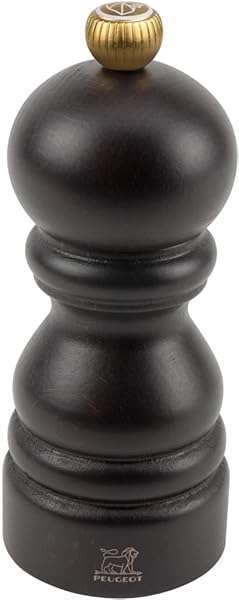 Peugeot Peugeot Paris Manual Salt Mill - Adjustable Beechwood Grinder in Chocolate Finish