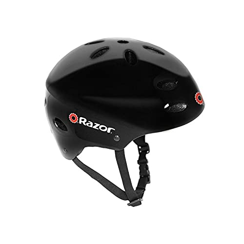 Razor Razor V-17 Child Multi-Sport Helmet - Stylish Black Gloss for Safety & Comfort