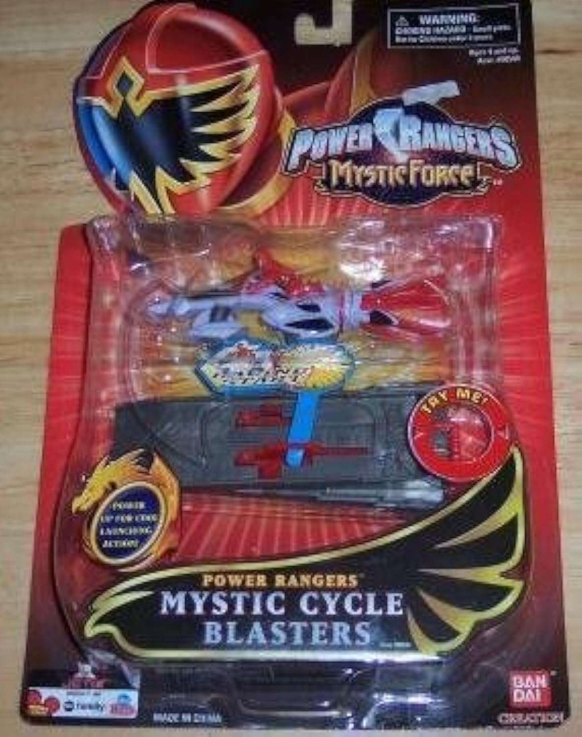 Power Rangers Mystic Force Mystic Cycle Blasters Red High Quality Action Toy for Kids