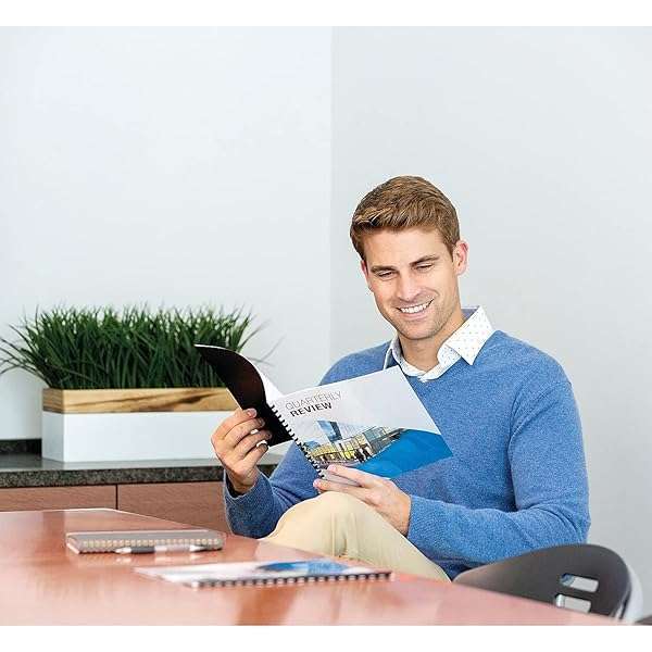 Fellowes "Fellowes 52367 Plastic Comb Bindings - 3/4" Diameter, 150 Sheet Capacity, Black (Pack of 100) for Easy Document Binding" - View 7 of 7