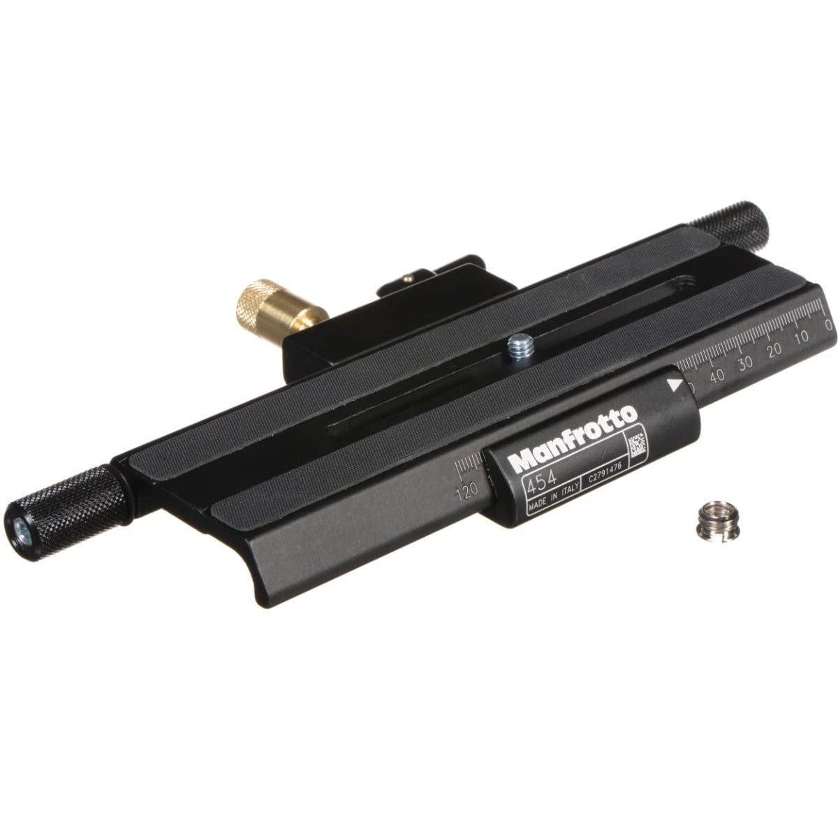 Manfrotto 454 Micrometric Positioning Sliding Plate Black Replacement for 3419