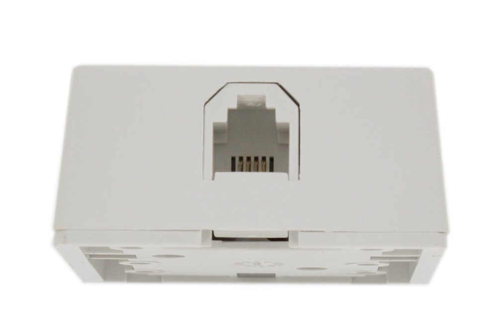 Leviton 4625A-24W 6P4C Surface Mount Jack - Type 625A2, Screw Terminal, White | Buy Now!