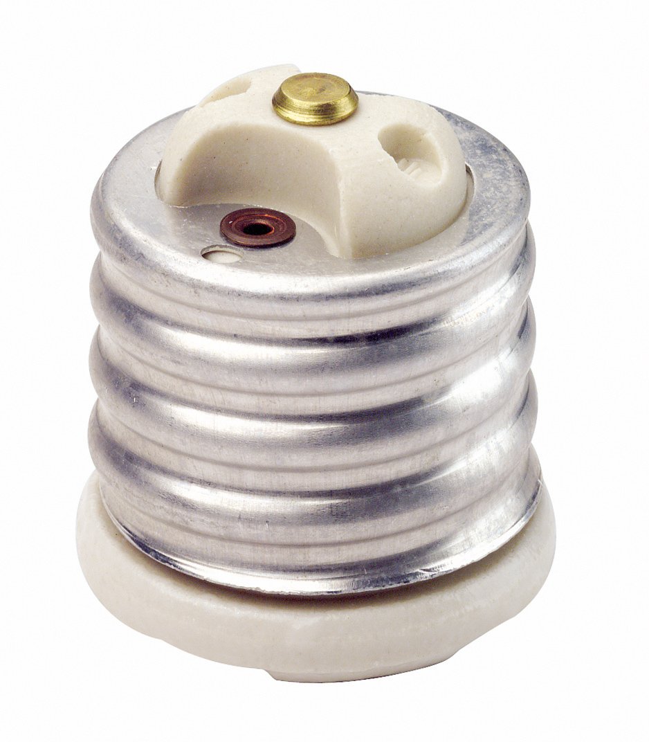 Leviton Leviton 8681 Glazed Porcelain Incandescent Lampholder Adapter - Durable & Versatile Lighting Solution