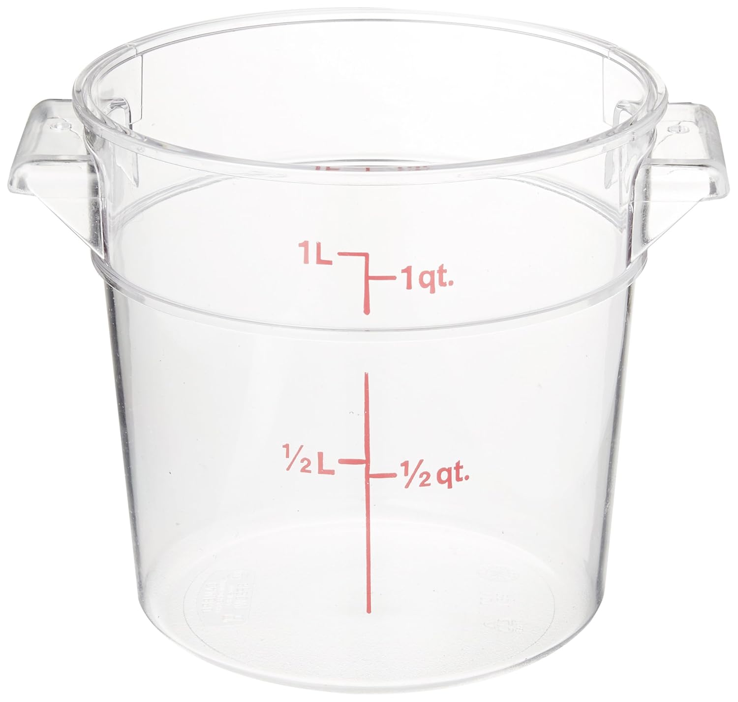 Cambro Cambro 12 Quart Clear Round Storage Container for Efficient Food Storage and Organization - View 2 of 5