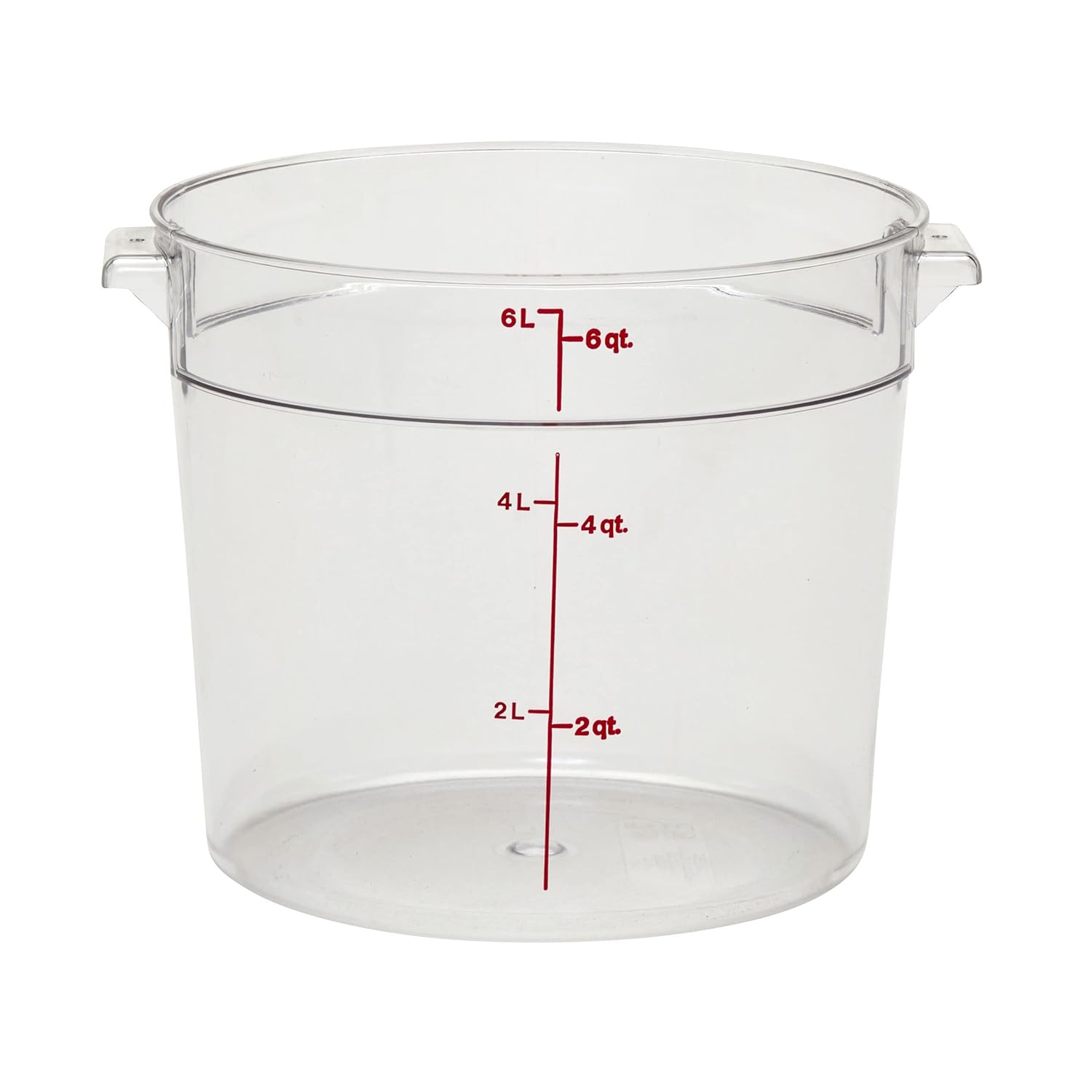 Cambro Cambro 12 Quart Clear Round Storage Container for Efficient Food Storage and Organization - View 3 of 5