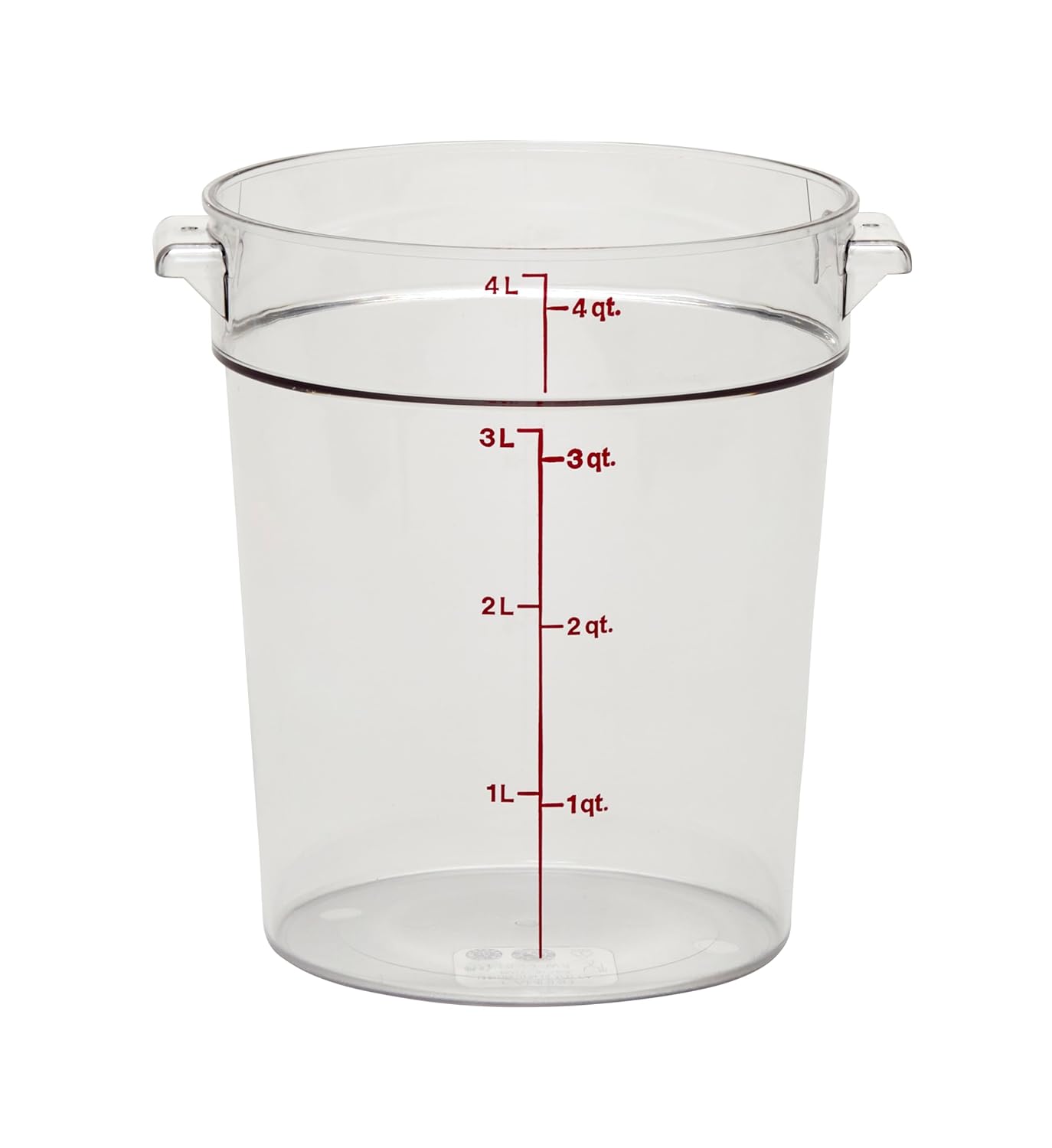 Cambro Cambro 12 Quart Clear Round Storage Container for Efficient Food Storage and Organization - View 4 of 5